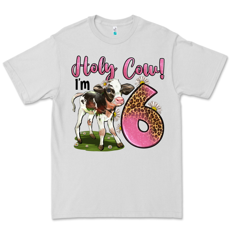 Holy Cow I'm 6 Years Old Premium Tee by LillyAllenDesigns | Teevron