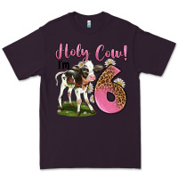 Plum holy cow i'm 6 years old Premium Tee - LillyAllenDesigns