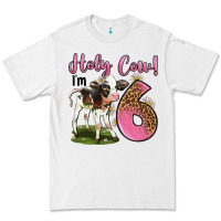 White holy cow i'm 6 years old Premium Tee - LillyAllenDesigns