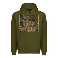 Army Green camouflage leopard patches Premium Hoodie - BarkalooDesign