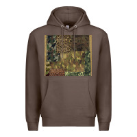 Coffee camouflage leopard patches Premium Hoodie - BarkalooDesign