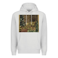 Dove Grey camouflage leopard patches Premium Hoodie - BarkalooDesign