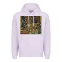 Lilac camouflage leopard patches Premium Hoodie - BarkalooDesign