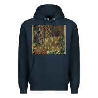 Navy camouflage leopard patches Premium Hoodie - BarkalooDesign