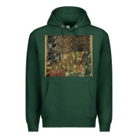Sports Green camouflage leopard patches Premium Hoodie - BarkalooDesign