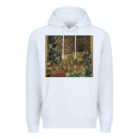 White camouflage leopard patches Premium Hoodie - BarkalooDesign