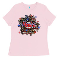 Bubblegum Pink merica Ladies Tee - SublimationCraftShop