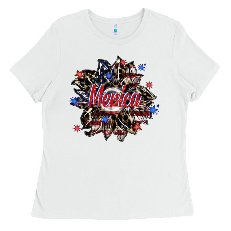 Merica Ladies Tee by SublimationCraftShop | Teevron