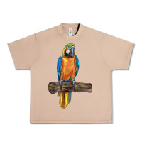 Burro blue throated macaw Urban Heavy Tee - LillyAllenDesigns