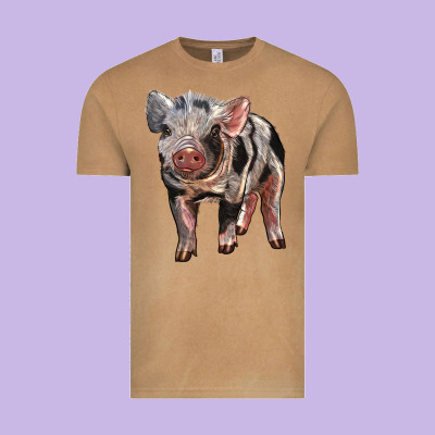 Baby Spotted Pig Vintage Tee Designed By Lillyallendesigns