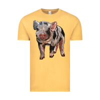 Vintage Mustard Baby Spotted Pig Vintage Tee - LillyAllenDesigns