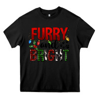 Black Furry And Bright Heavy Core Tee - FaDigitalArtStudio