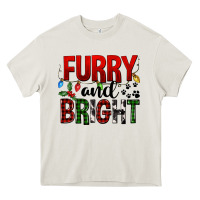 Cream Furry And Bright Heavy Core Tee - FaDigitalArtStudio