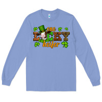 Colony Blue st patricks one lucky heifer baby cow Long Sleeve Tee - Artiststas