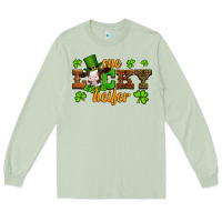 Matcha st patricks one lucky heifer baby cow Long Sleeve Tee - Artiststas