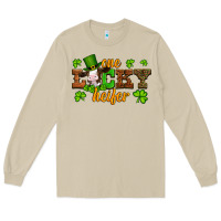 Mushroom st patricks one lucky heifer baby cow Long Sleeve Tee - Artiststas