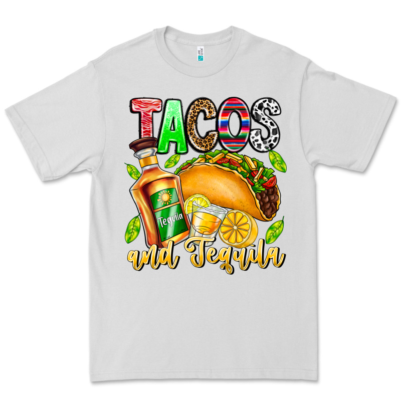 Tacos And Tequila Premium Tee by CowhideDigitalArt | Teevron