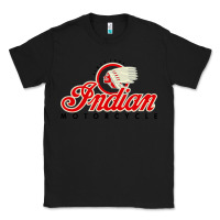 Black motorcycle racing indian Classic Tee - linhVisuals
