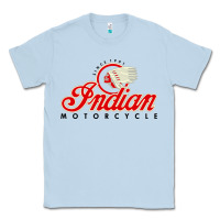 Dusty Blue motorcycle racing indian Classic Tee - linhVisuals