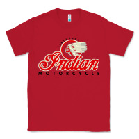 Red motorcycle racing indian Classic Tee - linhVisuals
