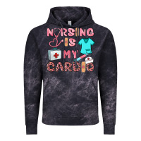 Cloud Black nursing is my cardio Vintage Hoodie - BarkalooDesign