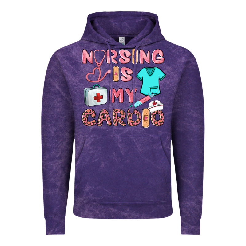 Nursing Is My Cardio Vintage Hoodie by BarkalooDesign | Teevron