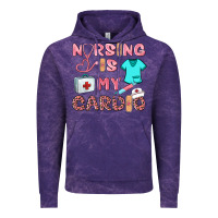 Cloud Purple nursing is my cardio Vintage Hoodie - BarkalooDesign