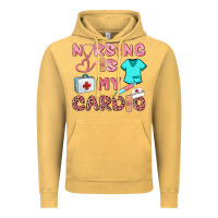 Vintage Mustard nursing is my cardio Vintage Hoodie - BarkalooDesign