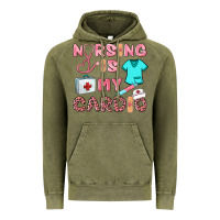 Vintage Olive nursing is my cardio Vintage Hoodie - BarkalooDesign