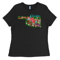 Black oklahoma Ladies Tee - SublimationCraftShop