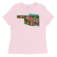 Bubblegum Pink oklahoma Ladies Tee - SublimationCraftShop