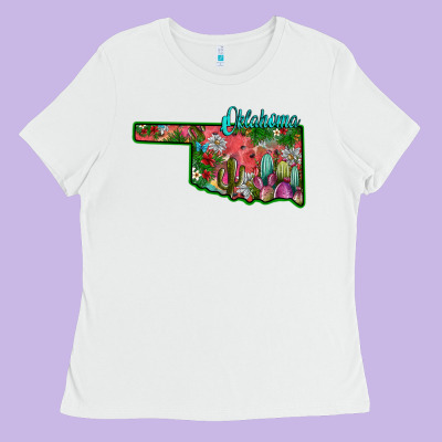 Oklahoma Ladies Tee Designed By Sublimationcraftshop