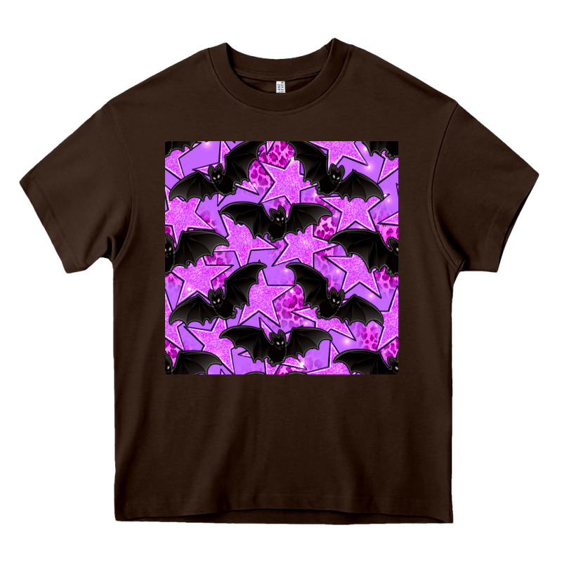 Halloween Bat And Stars Seamless Pattern Heavy Core Tee by BundleAndBundleShop | Teevron