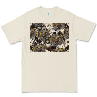 Bone Longhorn Pattern Premium Tee - CowhideDigitalArt