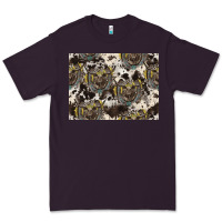 Plum Longhorn Pattern Premium Tee - CowhideDigitalArt