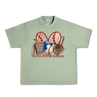 Oil Green take me out to the ballgame Urban Heavy Tee - RacoonDesign