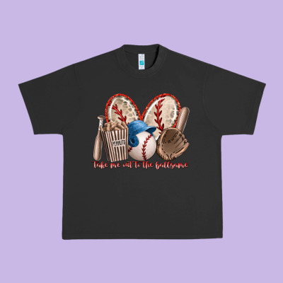 Take Me Out To The Ballgame Urban Heavy Tee Designed By Racoondesign