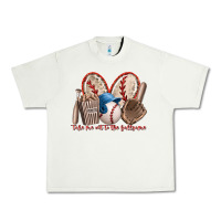Pistachio take me out to the ballgame Urban Heavy Tee - RacoonDesign