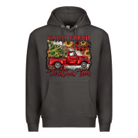 Smoke farm fresh christmas trees Premium Hoodie - BarkalooDesign