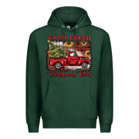 Sports Green farm fresh christmas trees Premium Hoodie - BarkalooDesign