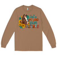 Toasted Coconut just a girl who loves horses Long Sleeve Tee - Artiststas