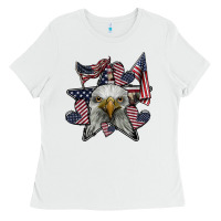 White eagle star png Ladies Tee - SublimationCraftShop