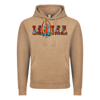 Vintage Coffee mama our lady of guadalupe Vintage Hoodie - BarkalooDesign