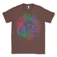 Chestnut bon voyage travel stamp t shirt Classic Tee - linhVisuals