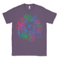 Lavender bon voyage travel stamp t shirt Classic Tee - linhVisuals