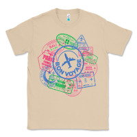 Mushroom bon voyage travel stamp t shirt Classic Tee - linhVisuals