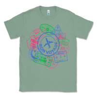 Sage bon voyage travel stamp t shirt Classic Tee - linhVisuals