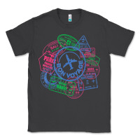 Smoke bon voyage travel stamp t shirt Classic Tee - linhVisuals