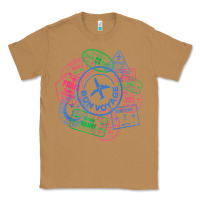Toasted Coconut bon voyage travel stamp t shirt Classic Tee - linhVisuals