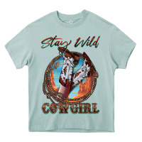 Arona Stay Wild Cowgirl Heavy Core Tee - FaDigitalArtStudio